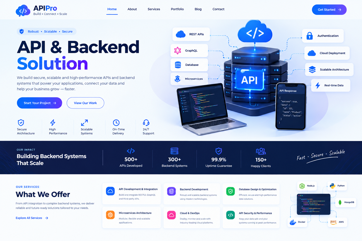 API and Backend Solution